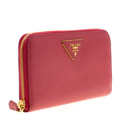 prada saffiano zip-around coin purse|prada saffiano wallet.